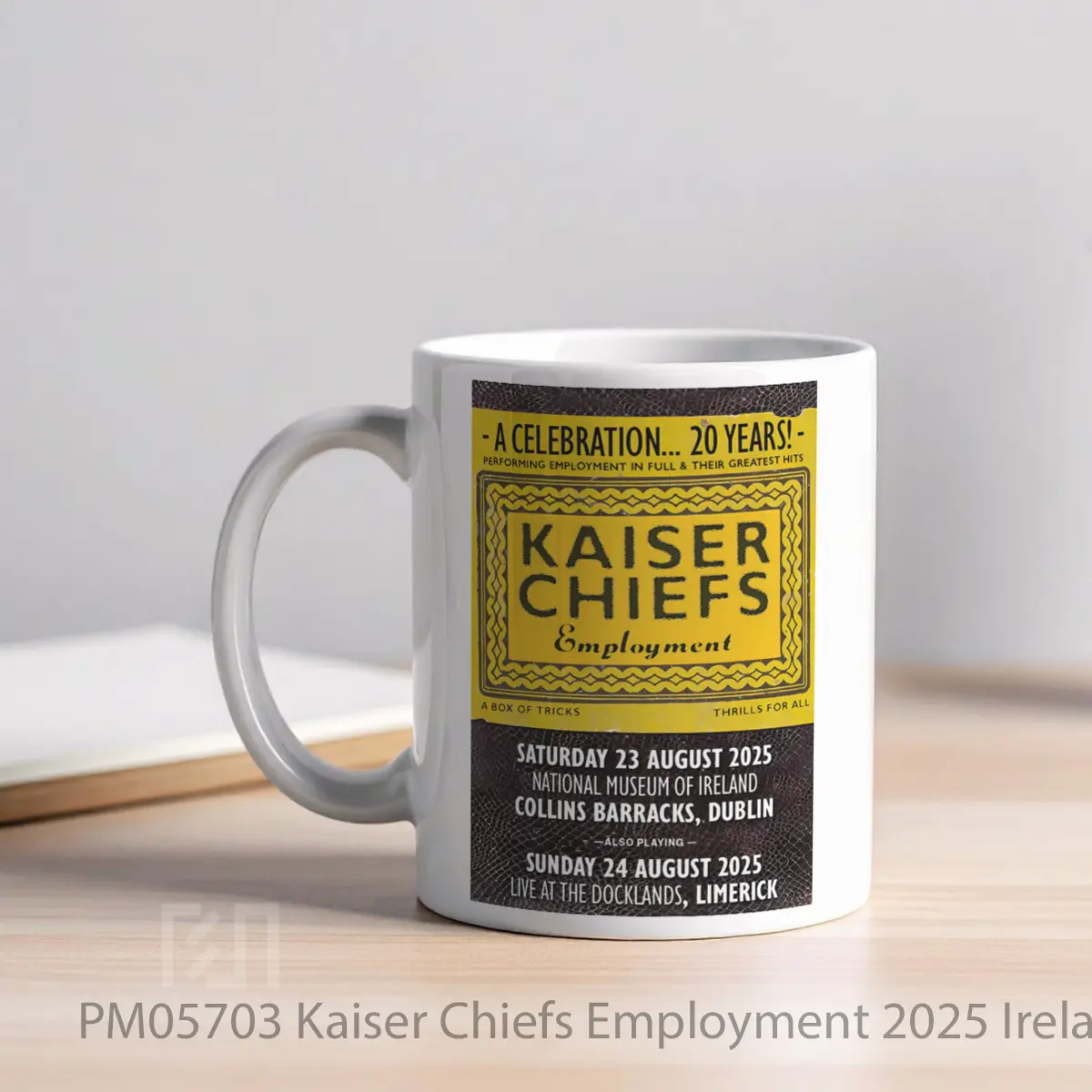Mug Kaiser Chiefs Employment 2025 Ireland Tour MPM05703 - All-side / Desain