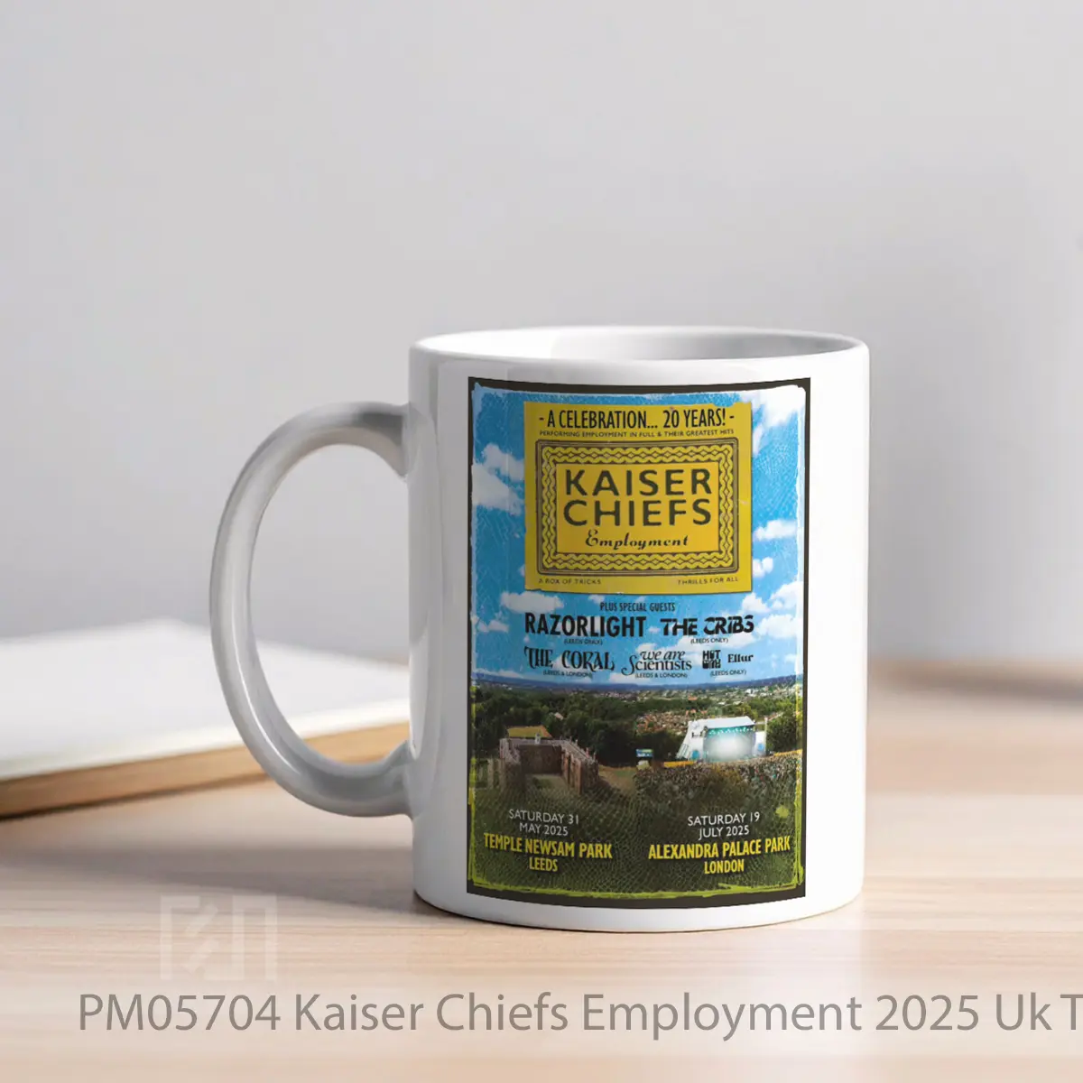 Mug Kaiser Chiefs Employment 2025 Uk Tour 1 MPM05704 - All-side / Desain
