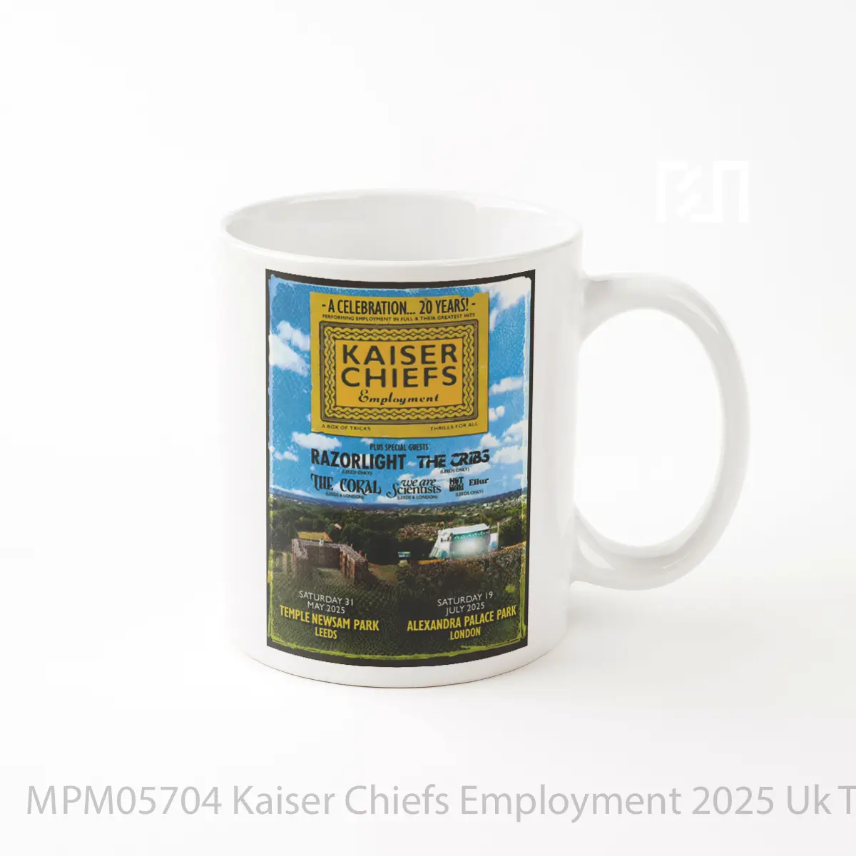 Mug Kaiser Chiefs Employment 2025 Uk Tour 1 MPM05704