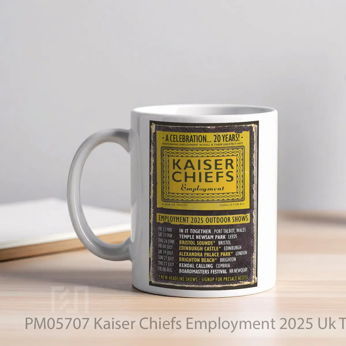 Mug Kaiser Chiefs Employment 2025 Uk Tour MPM05707 - All-side / Desain