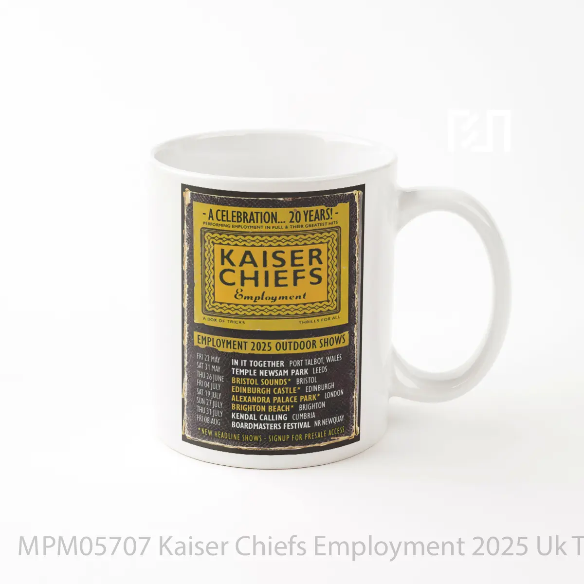 Mug Kaiser Chiefs Employment 2025 Uk Tour MPM05707