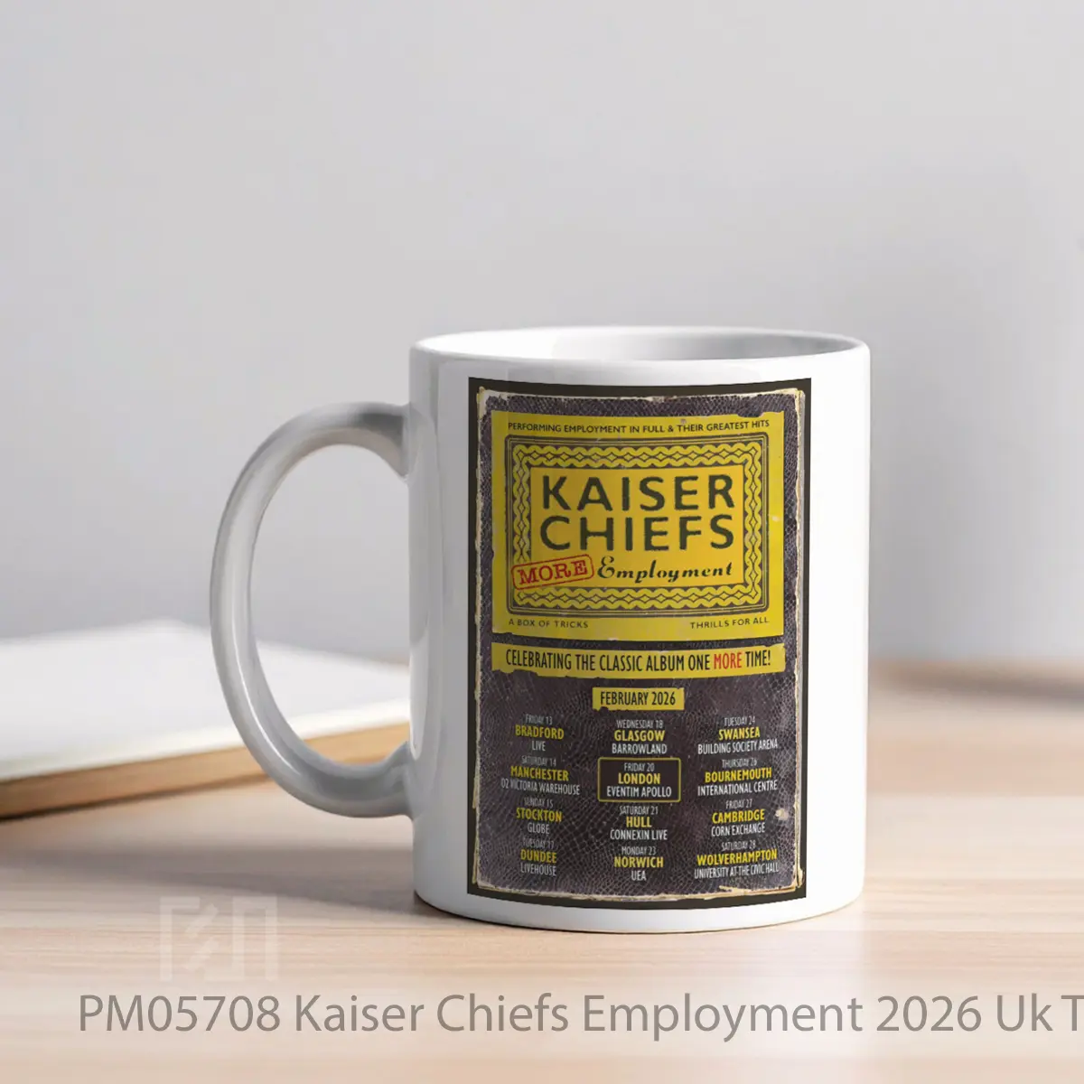 Mug Kaiser Chiefs Employment 2026 Uk Tour MPM05708 - All-side / Desain