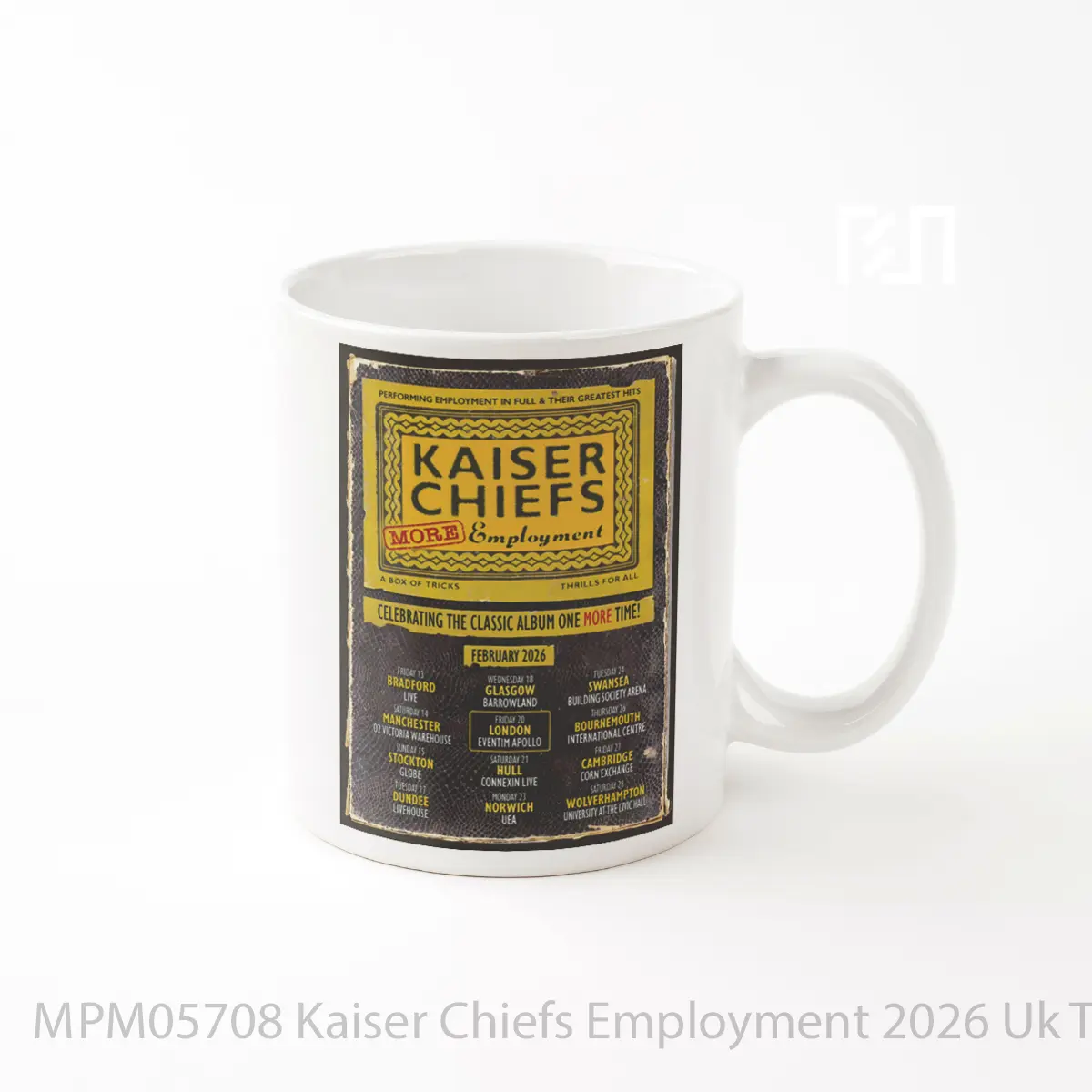 Mug Kaiser Chiefs Employment 2026 Uk Tour MPM05708