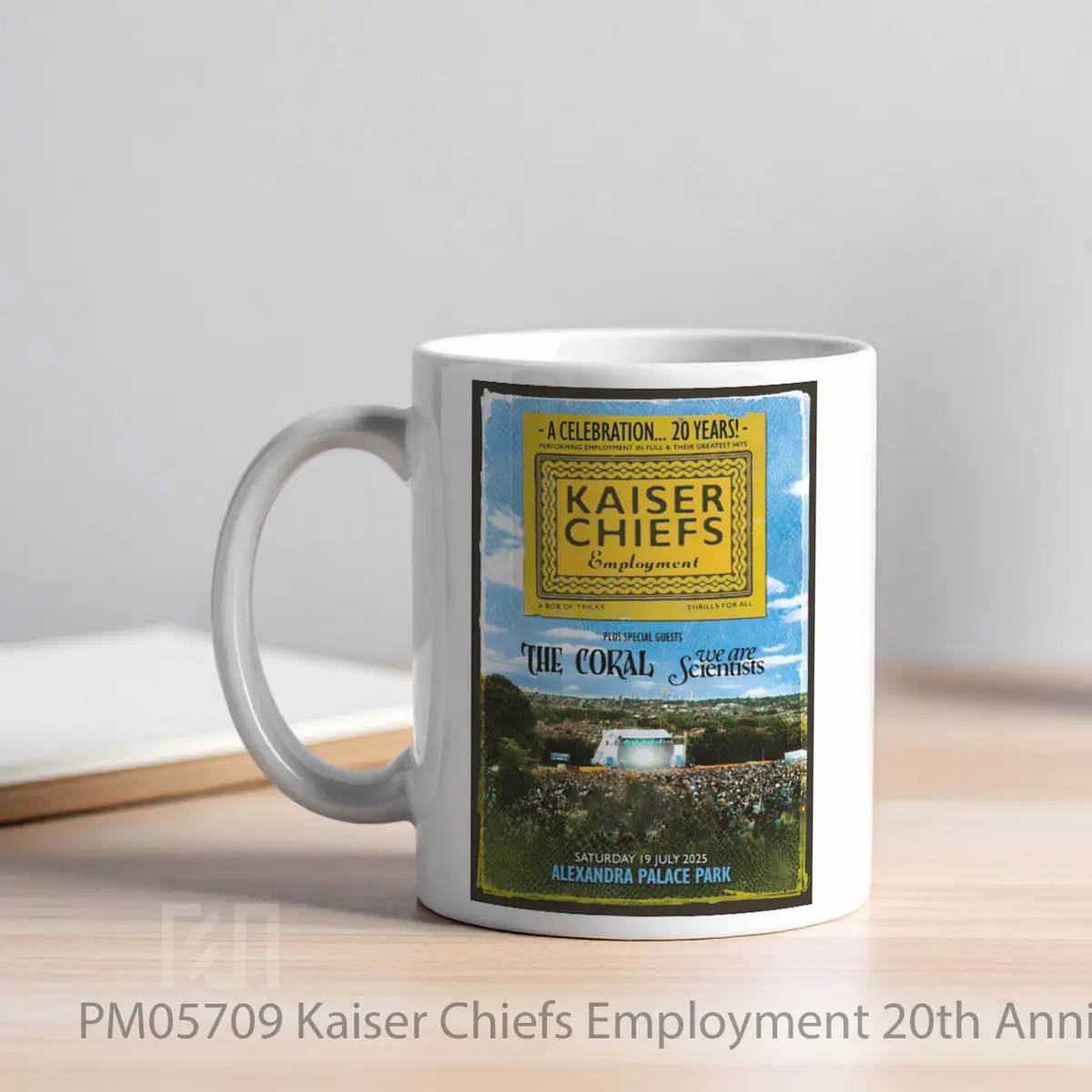 Mug Kaiser Chiefs Employment 20th Anniversary 2025 Uk MPM05709 - All-side / Desain