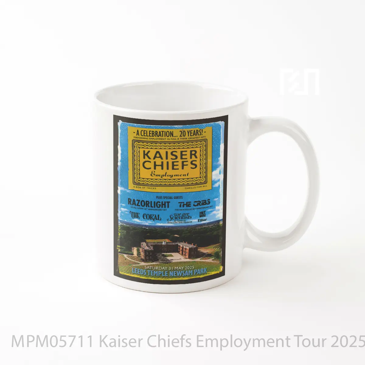 Mug Kaiser Chiefs Employment Tour 2025 Leeds MPM05711