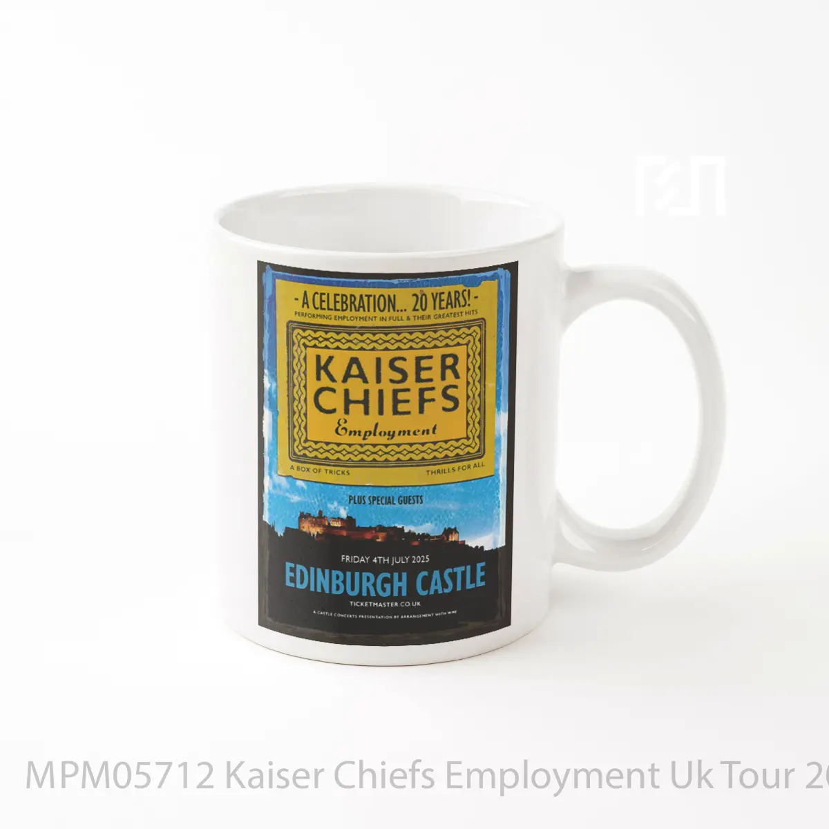 Mug Kaiser Chiefs Employment Uk Tour 2025 Edinburgh Castle MPM05712