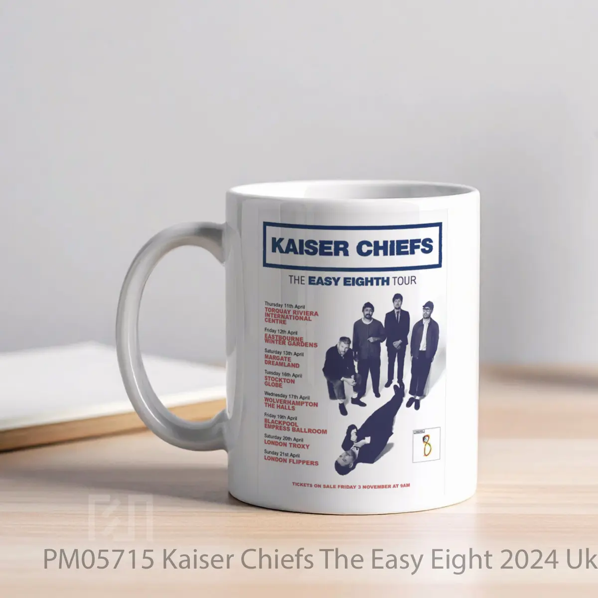 Mug Kaiser Chiefs The Easy Eight 2024 Uk Tour MPM05715 - All-side / Desain
