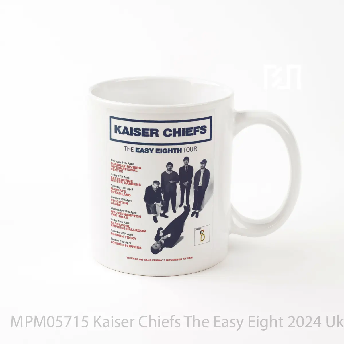 Mug Kaiser Chiefs The Easy Eight 2024 Uk Tour MPM05715