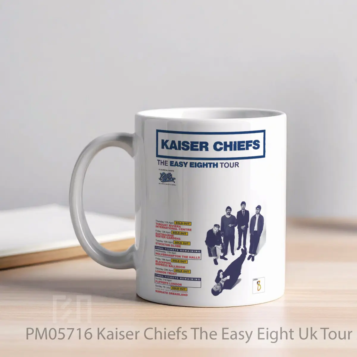 Mug Kaiser Chiefs The Easy Eight Uk Tour 2024 MPM05716 - All-side / Desain