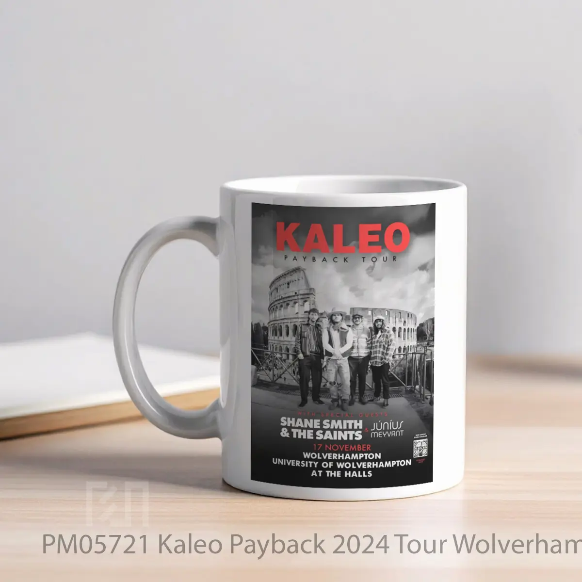Mug Kaleo Payback 2024 Tour Wolverhampton University P MPM05721 - All-side / Desain
