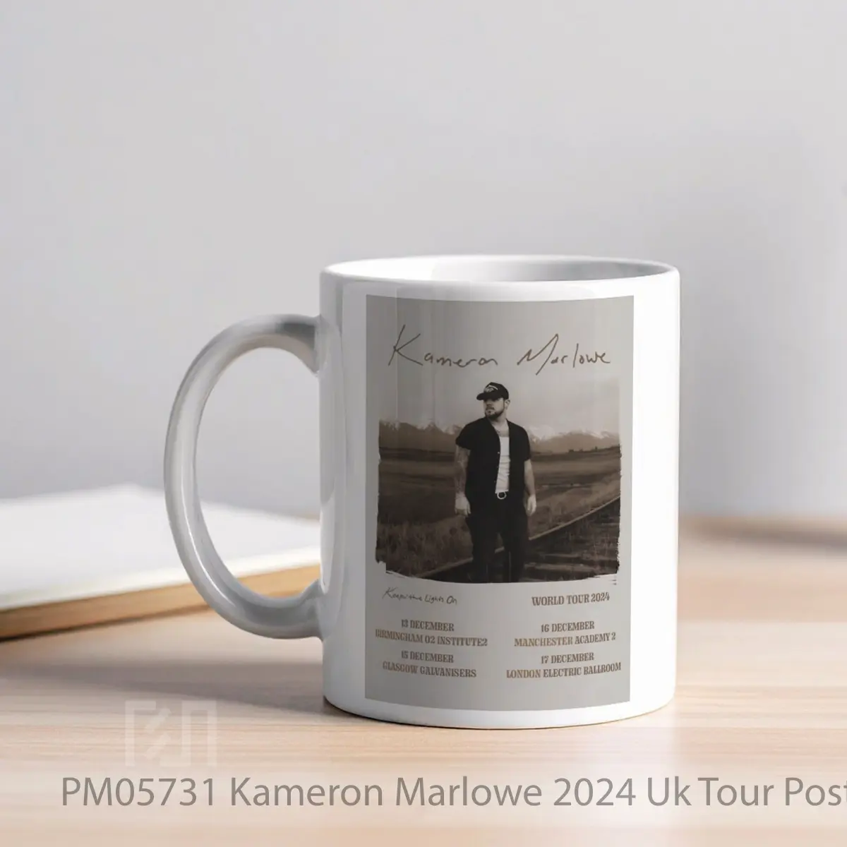 Mug Kameron Marlowe 2024 Uk Tour MPM05731 - All-side / Desain