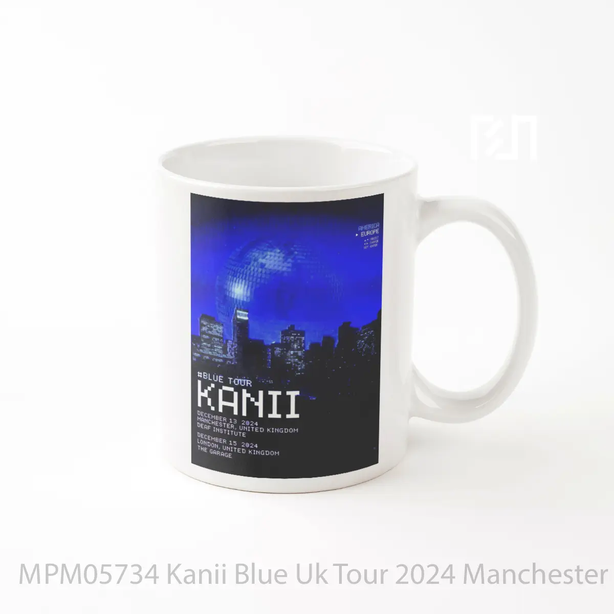 Mug Kanii Blue Uk Tour 2024 Manchester London MPM05734