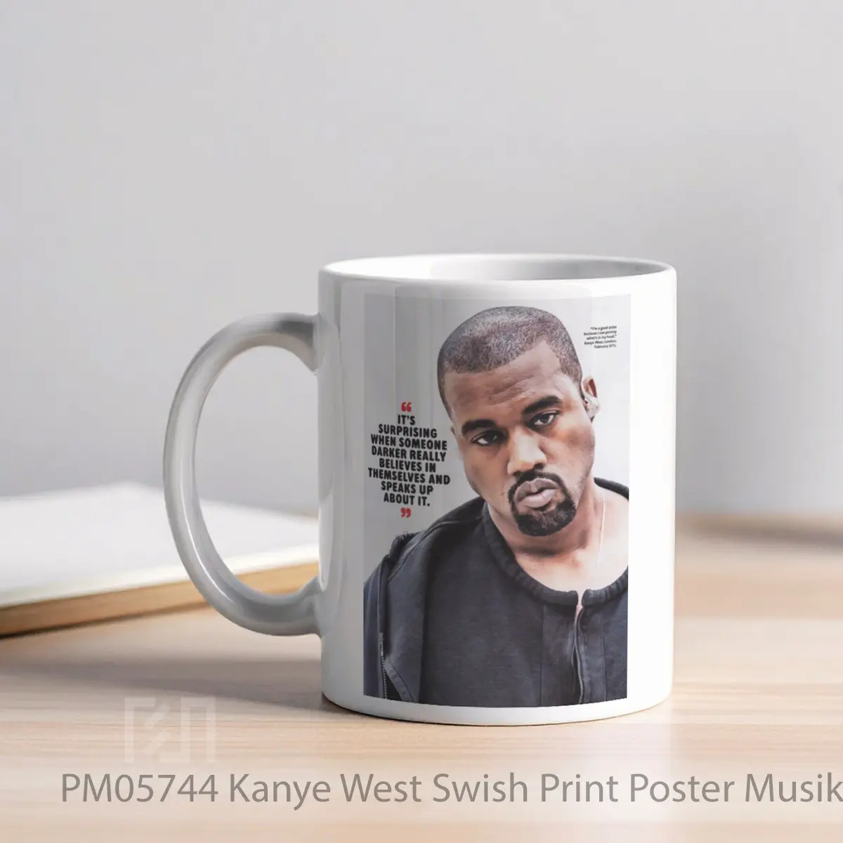 Mug Kanye West Swish Print MPM05744 - All-side / Desain