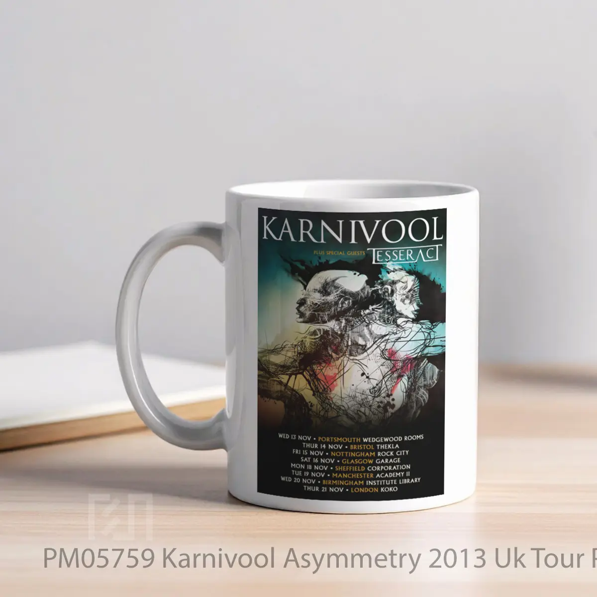 Mug Karnivool Asymmetry 2013 Uk Tour MPM05759 - All-side / Desain
