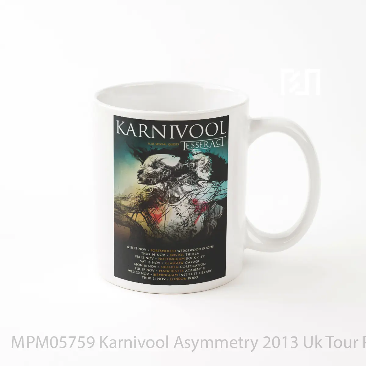Mug Karnivool Asymmetry 2013 Uk Tour MPM05759