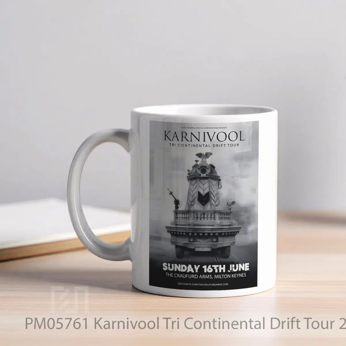Mug Karnivool Tri Continental Drift Tour 2024 Milton Keynes MPM05761 - All-side / Desain