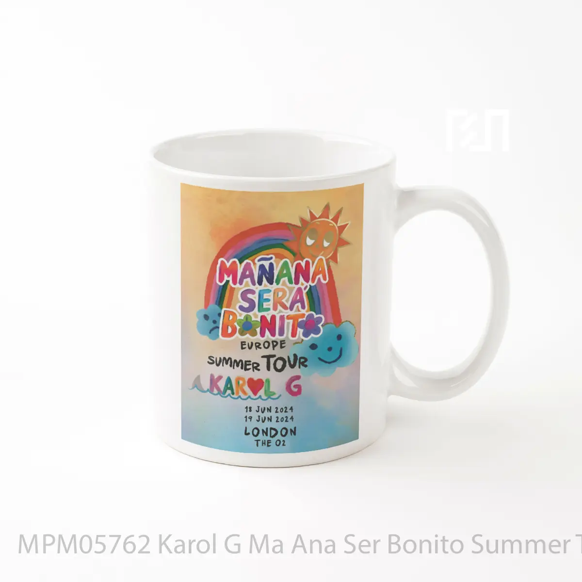 Mug Karol G Ma Ana Ser Bonito Summer Tour 2024 London MPM05762