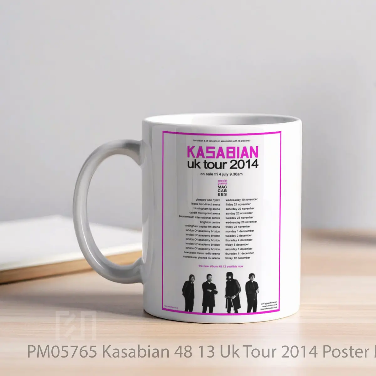 Mug Kasabian 48 13 Uk Tour 2014 MPM05765 - All-side / Desain
