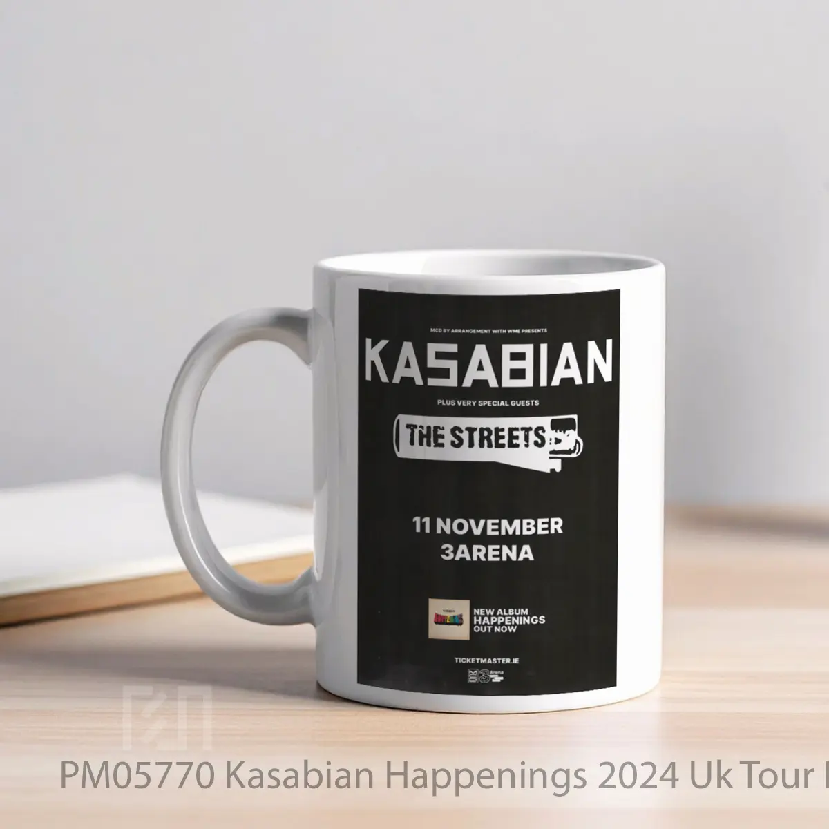 Mug Kasabian Happenings 2024 Uk Tour Dublin 3arena MPM05770 - All-side / Desain