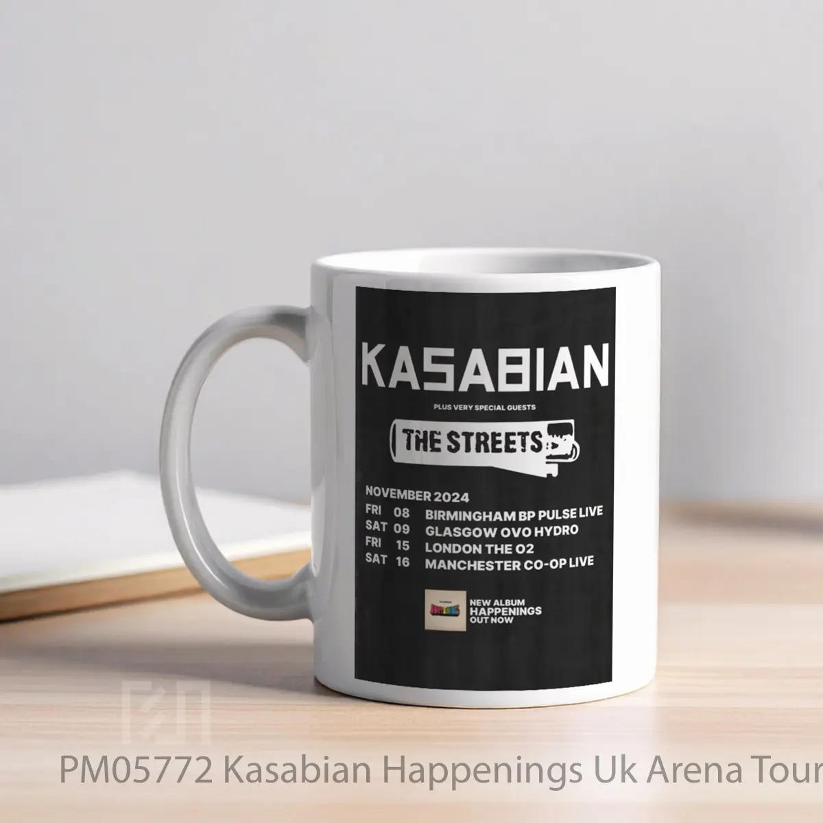 Mug Kasabian Happenings Uk Arena Tour 2024 MPM05772 - All-side / Desain