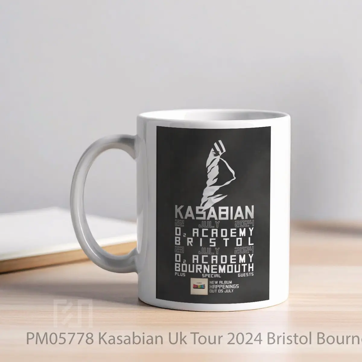 Mug Kasabian Uk Tour 2024 Bristol Bournemouth MPM05778 - All-side / Desain