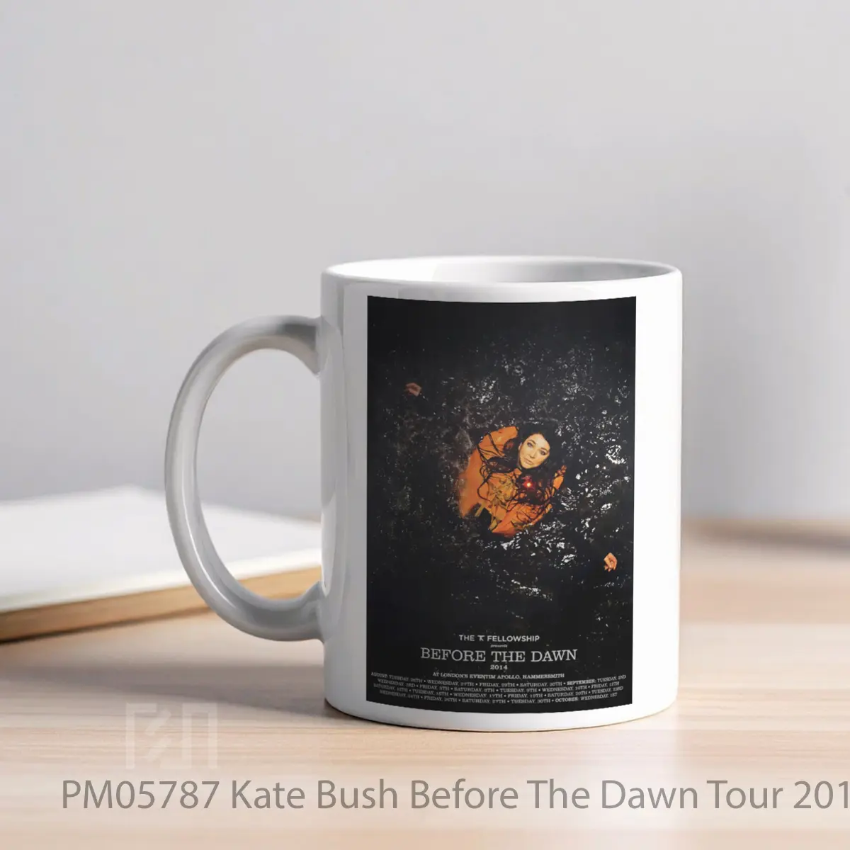 Mug Kate Bush Before The Dawn Tour 2014 London MPM05787 - All-side / Desain