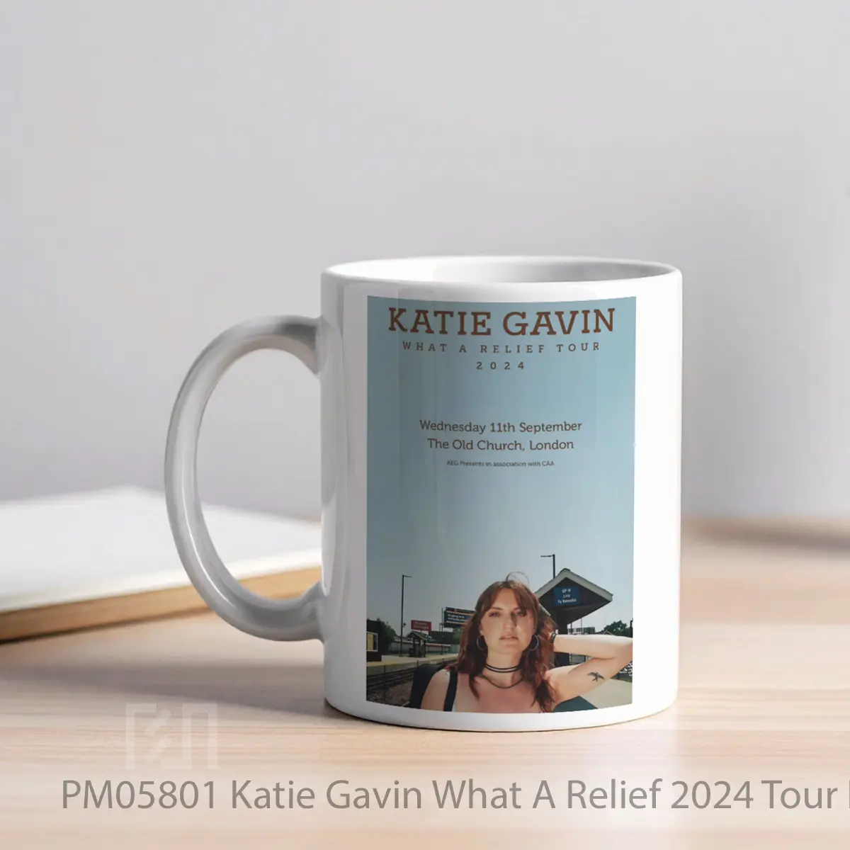 Mug Katie Gavin What A Relief 2024 Tour London MPM05801 - All-side / Desain