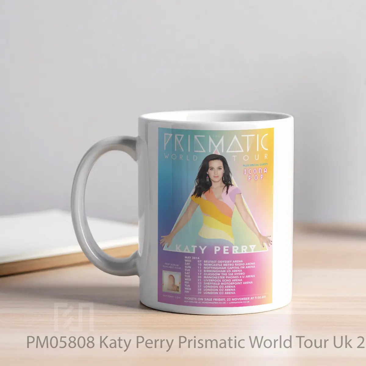Mug Katy Perry Prismatic World Tour Uk 2014 MPM05808 - All-side / Desain