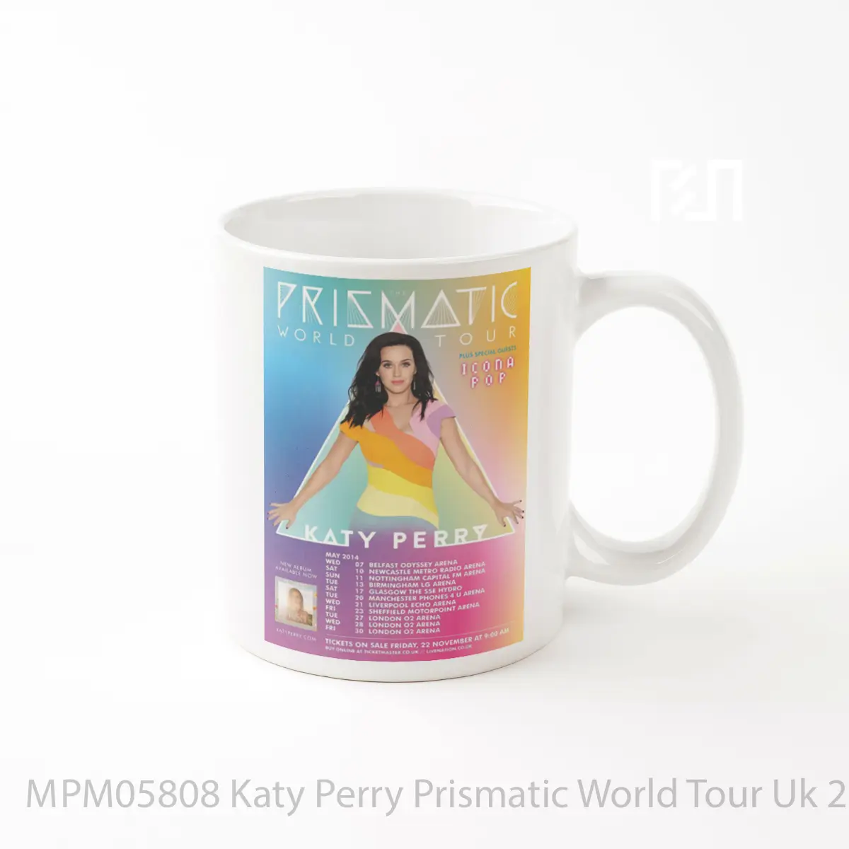 Mug Katy Perry Prismatic World Tour Uk 2014 MPM05808