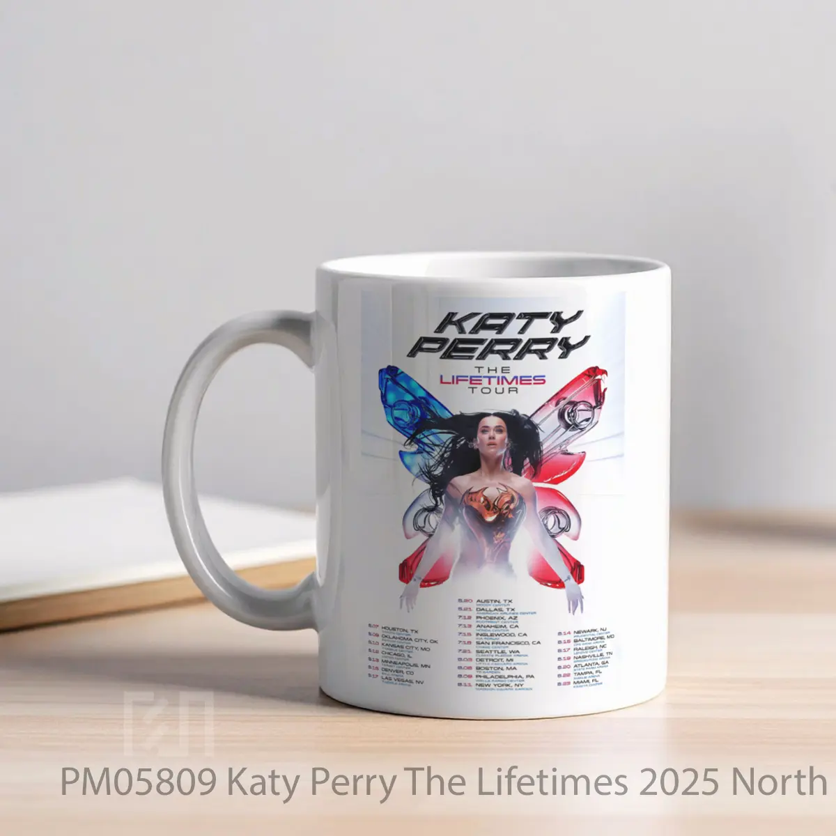 Mug Katy Perry The Lifetimes 2025 North America Arena MPM05809 - All-side / Desain