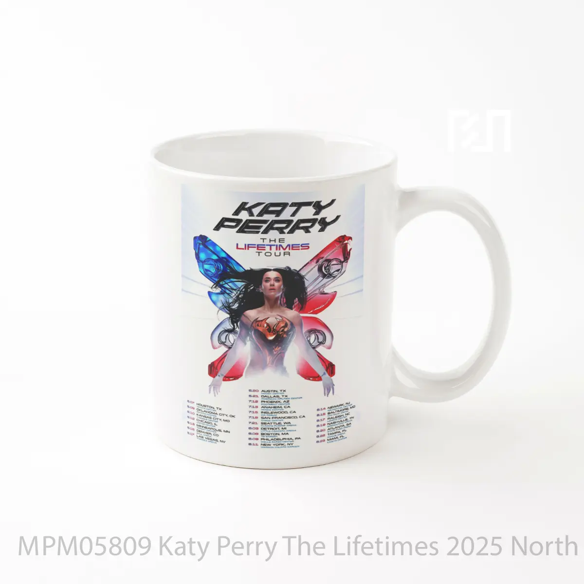 Mug Katy Perry The Lifetimes 2025 North America Arena MPM05809