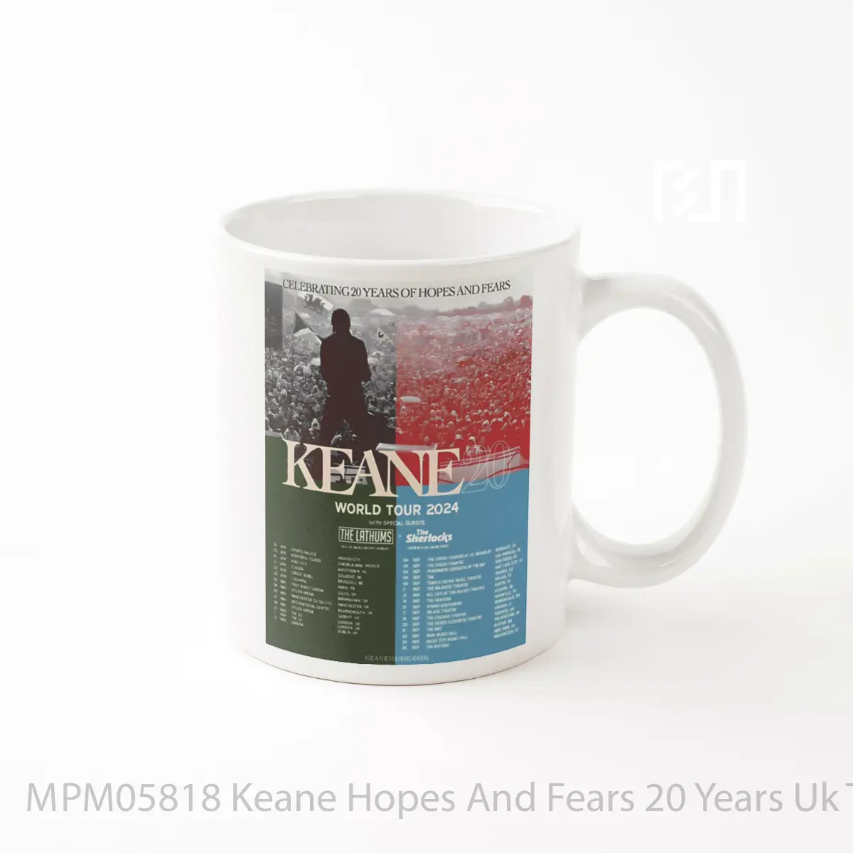 Mug Keane Hopes And Fears 20 Years Uk Tour 2024 MPM05818