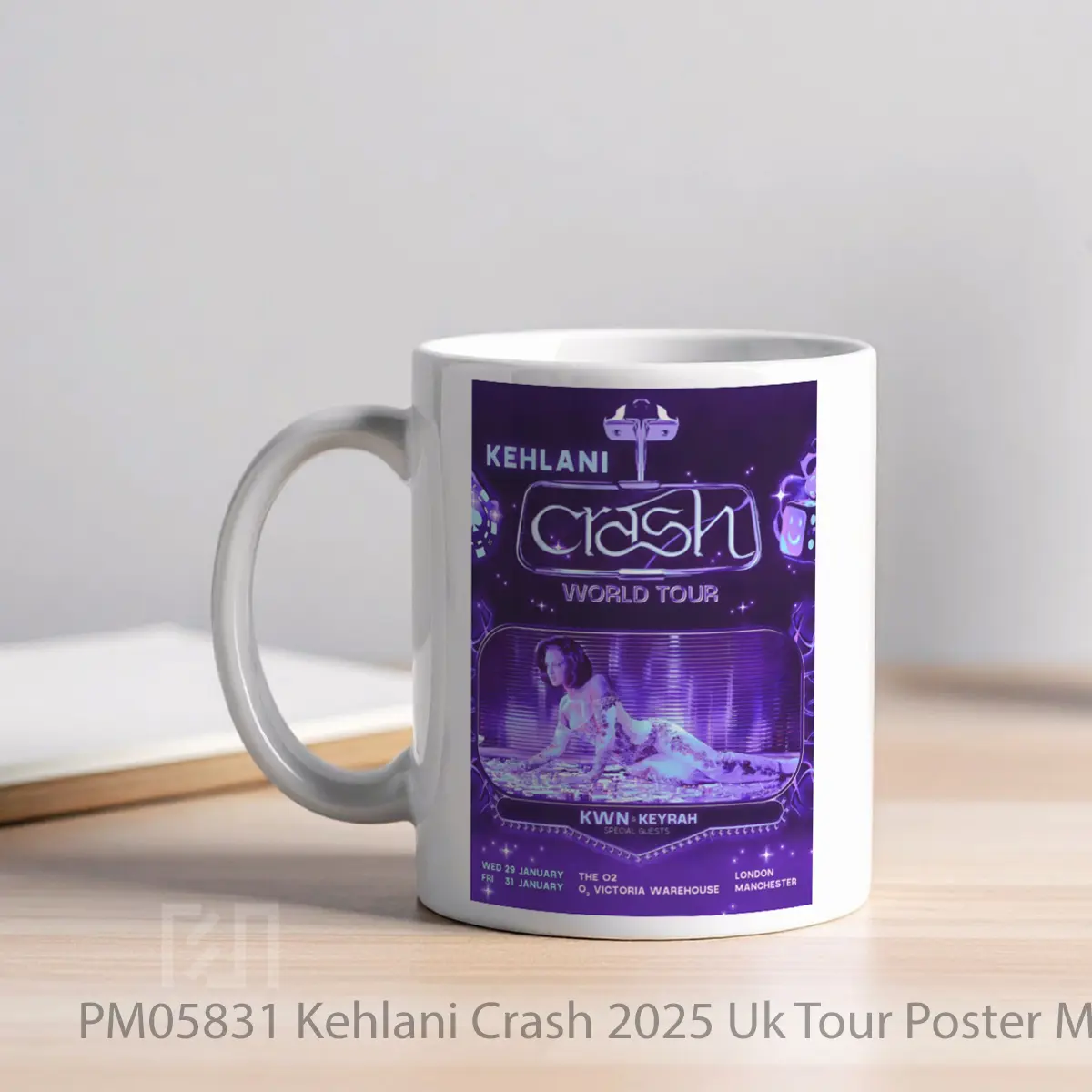 Mug Kehlani Crash 2025 Uk Tour MPM05831 - All-side / Desain