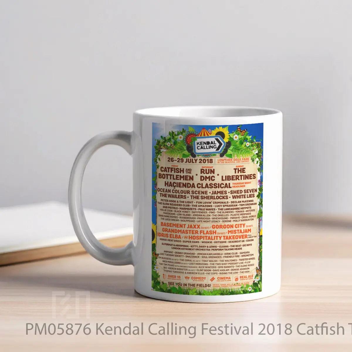 Mug Kendal Calling Festival 2018 Catfish The Bottlemen Run Dmc The Libertines Line Up MPM05876 - All-side / Desain