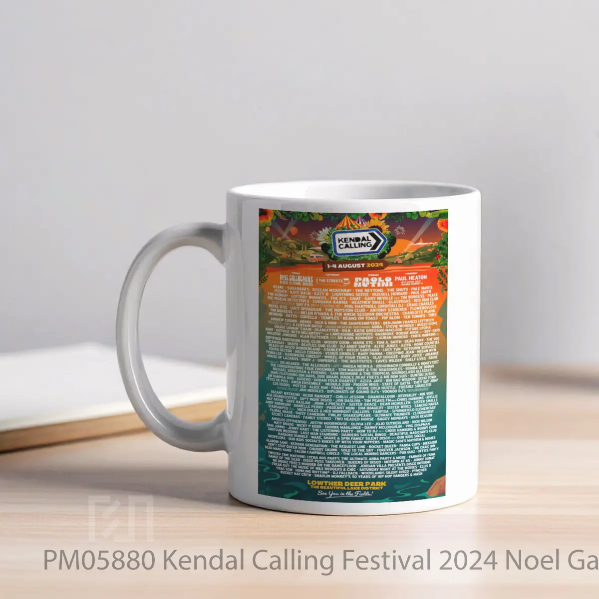 Mug Kendal Calling Festival 2024 Noel Gallagher The Streets Paolo Nutini Paul Heaton Line Up MPM05880 - All-side / Desain