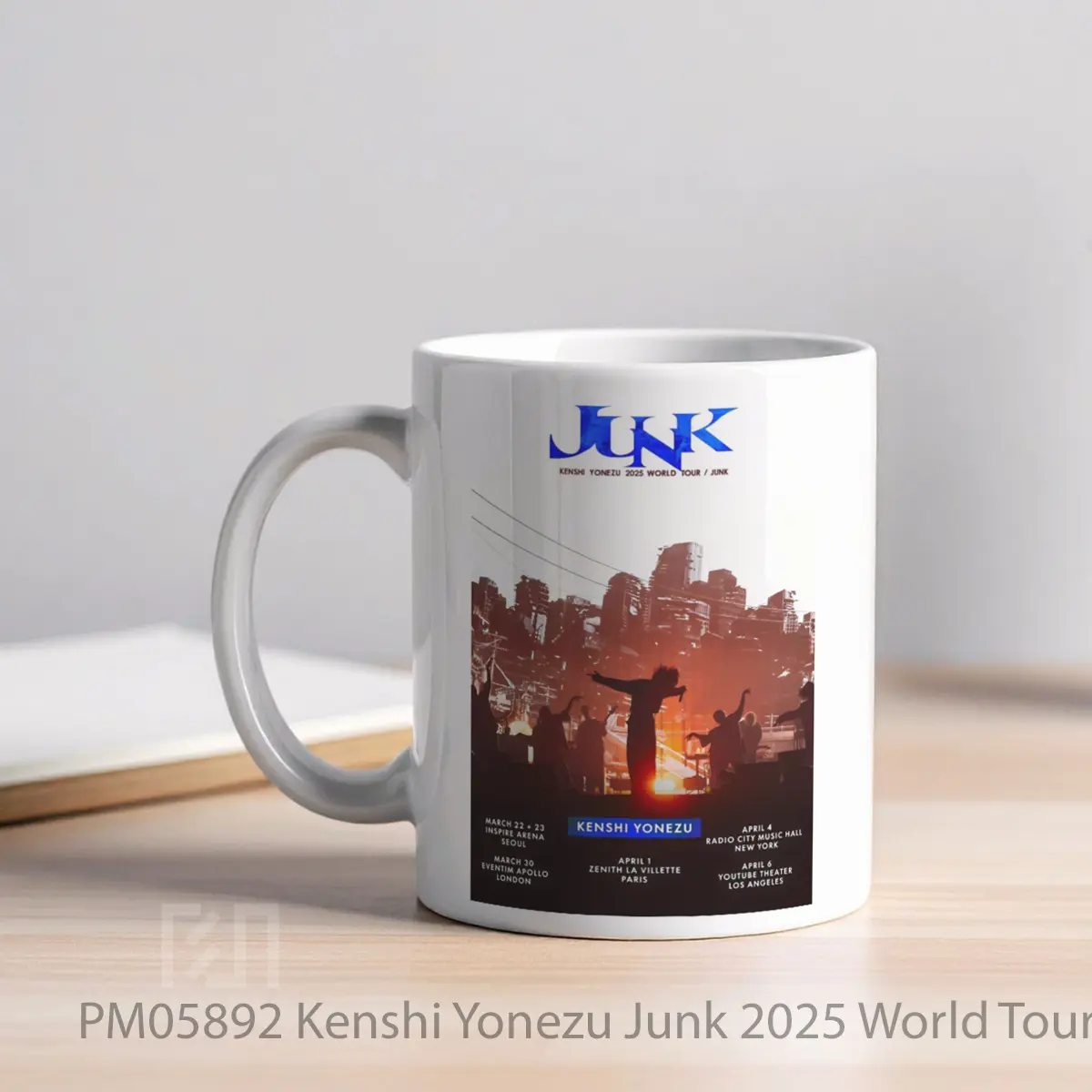 Mug Kenshi Yonezu Junk 2025 World Tour MPM05892 - All-side / Desain