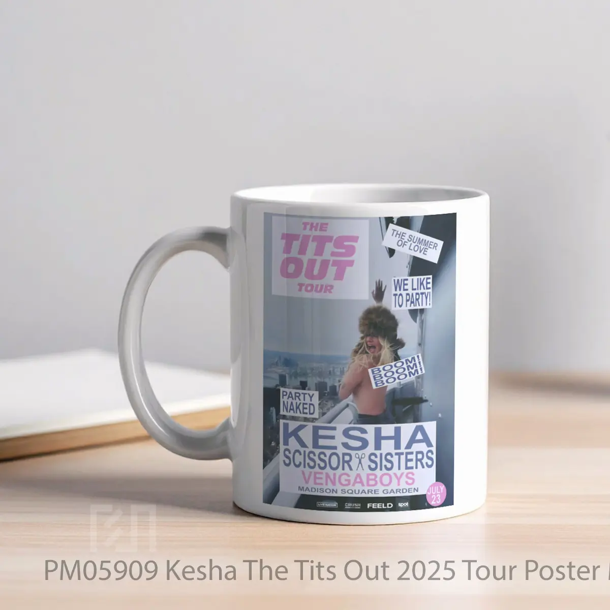 Mug Kesha The Tits Out 2025 Tour MPM05909 - All-side / Desain