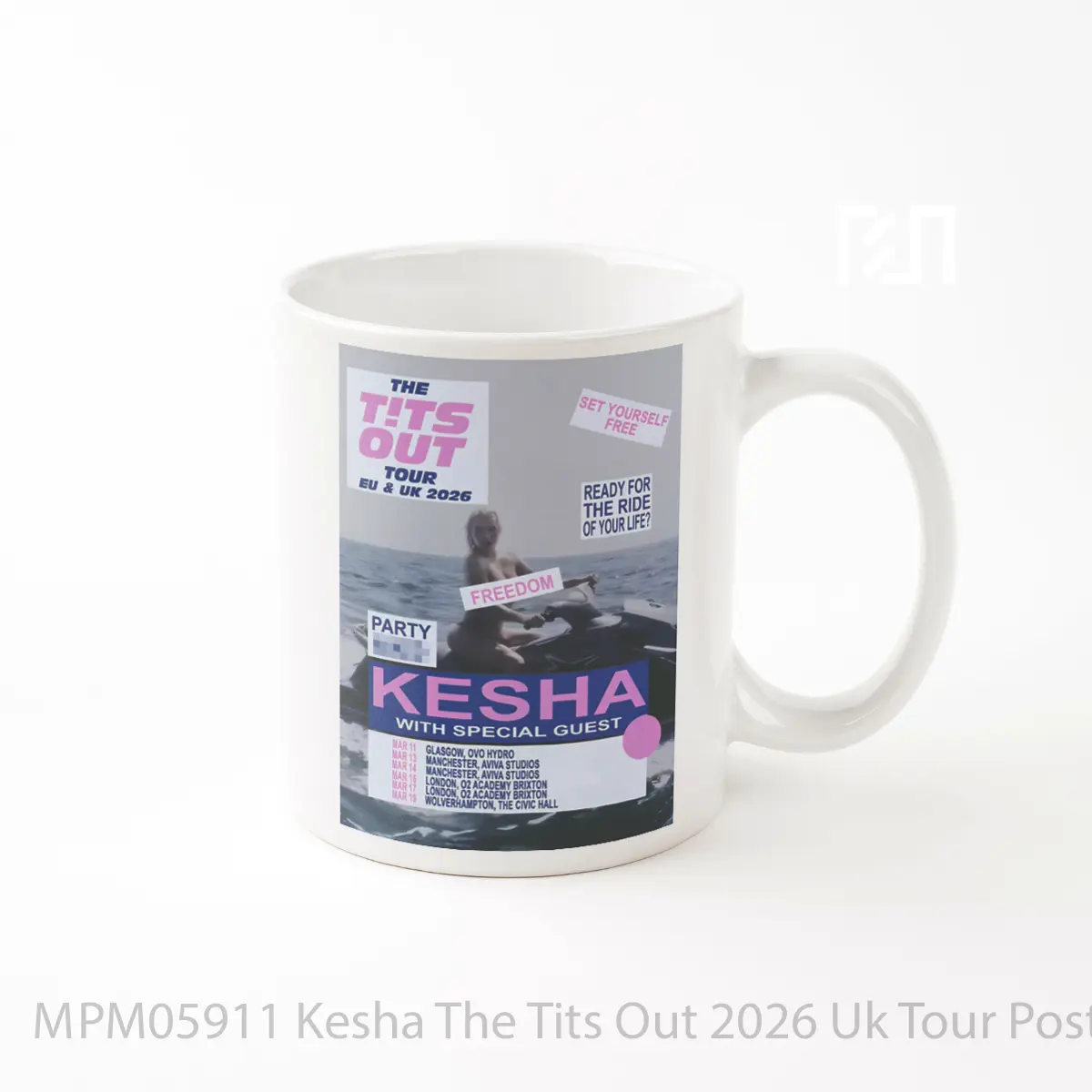 Mug Kesha The Tits Out 2026 Uk Tour MPM05911