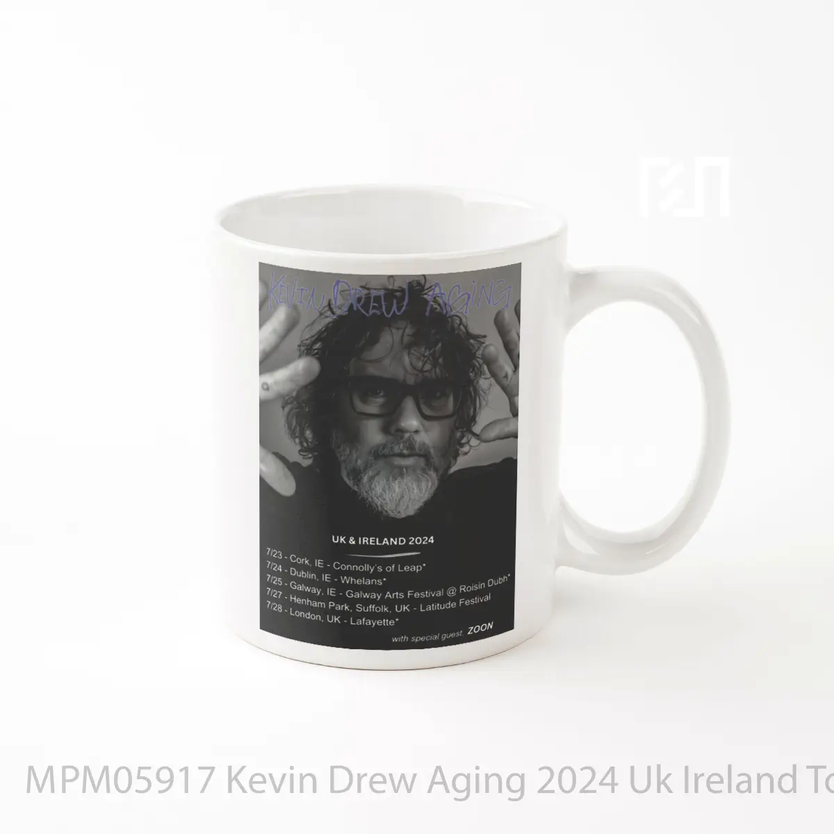 Mug Kevin Drew Aging 2024 Uk Ireland Tour MPM05917