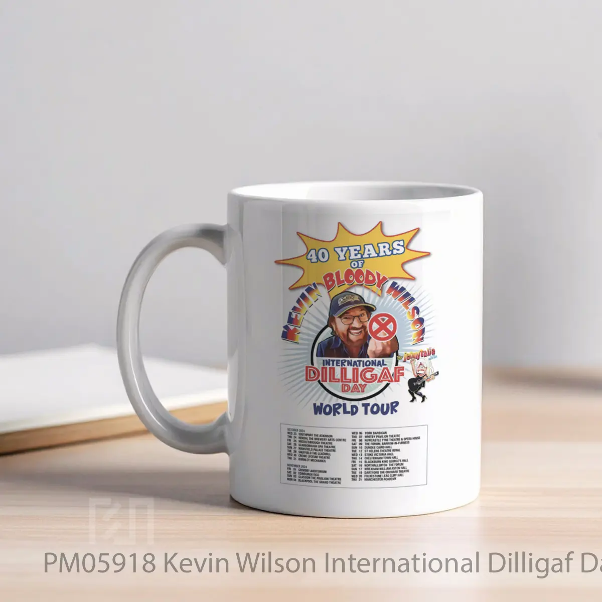 Mug Kevin Wilson International Dilligaf Day 2024 Uk To MPM05918 - All-side / Desain