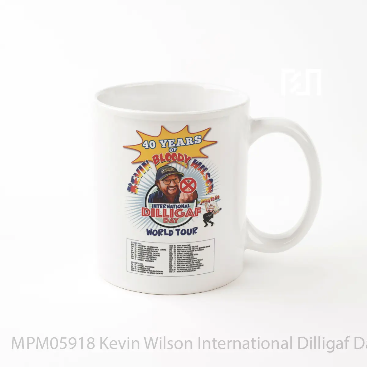 Mug Kevin Wilson International Dilligaf Day 2024 Uk To MPM05918
