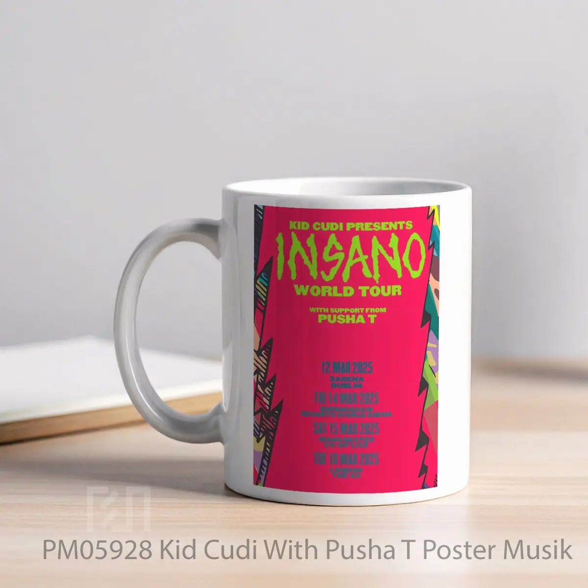 Mug Kid Cudi With Pusha T MPM05928 - All-side / Desain