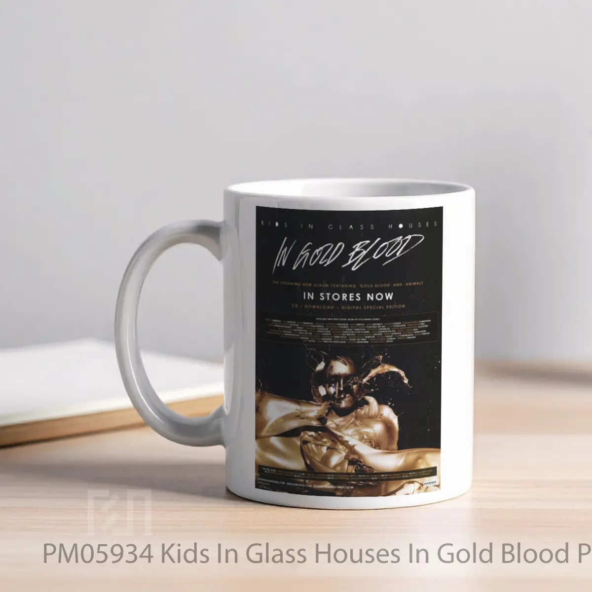 Mug Kids In Glass Houses In Gold Blood MPM05934 - All-side / Desain