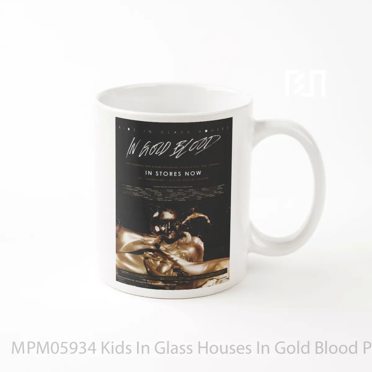 Mug Kids In Glass Houses In Gold Blood MPM05934