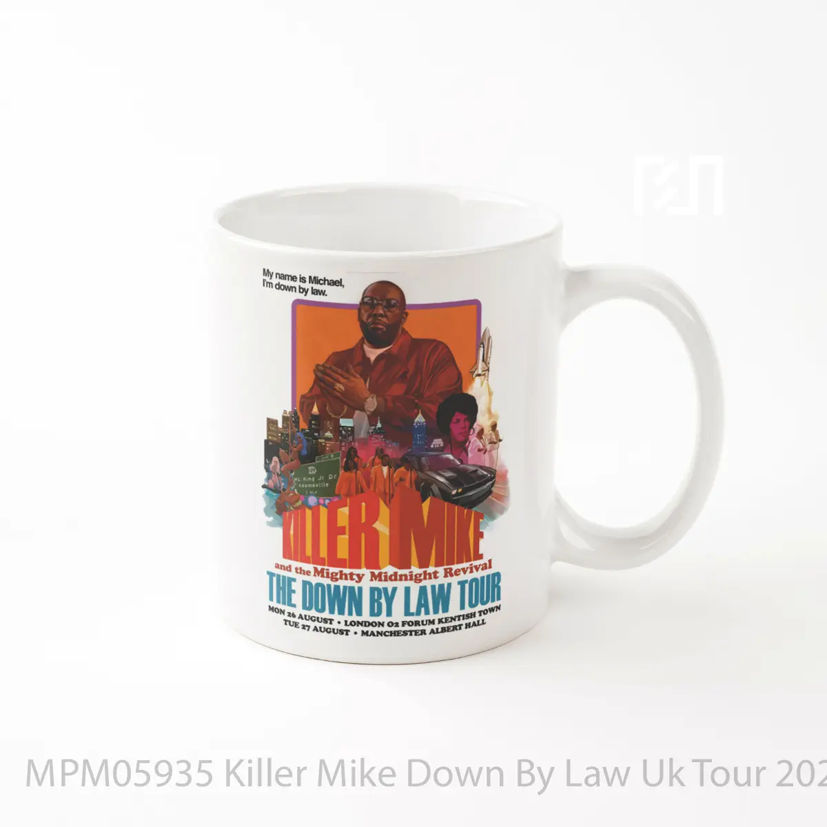 Mug Killer Mike Down By Law Uk Tour 2024 MPM05935