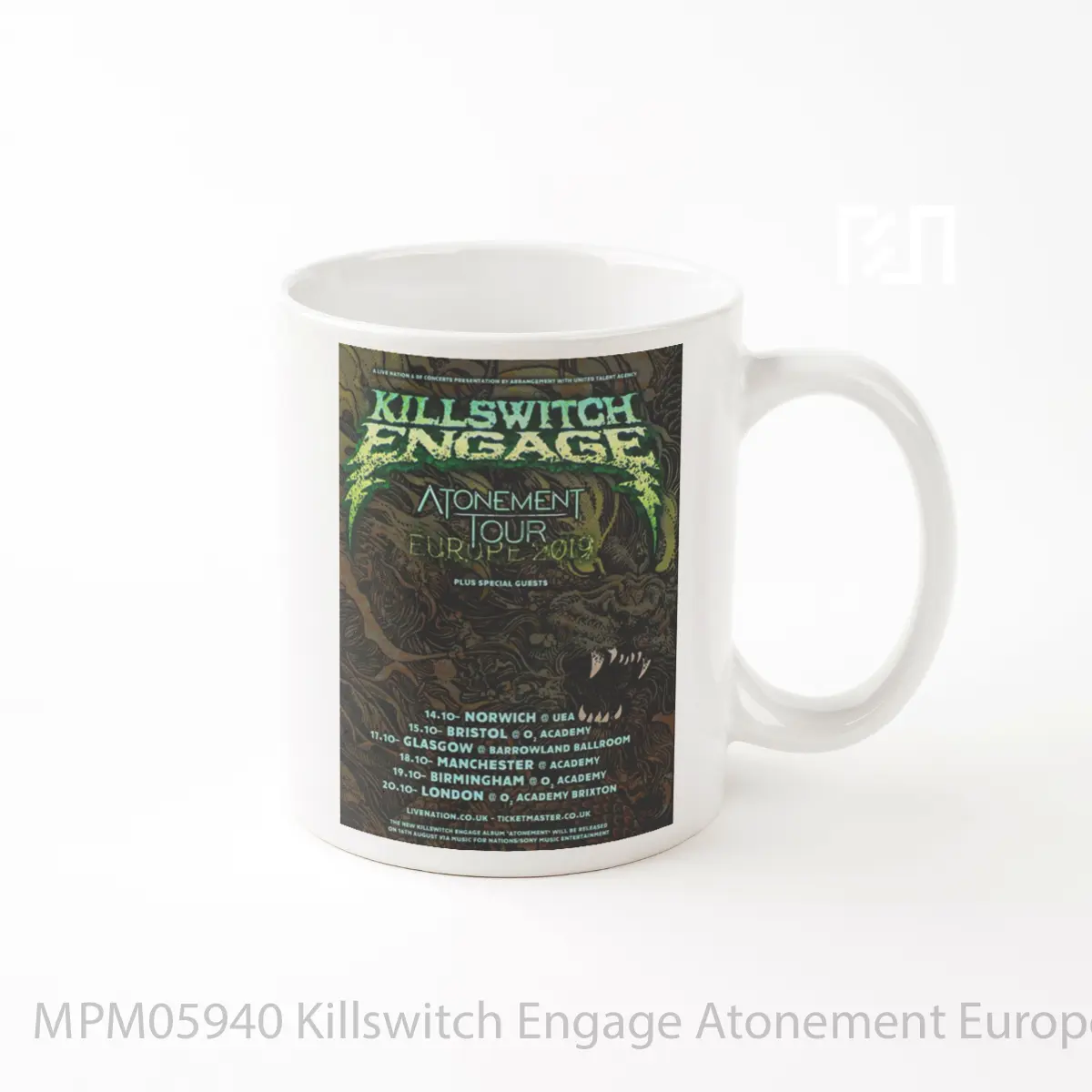 Mug Killswitch Engage Atonement Europe 2019 Tour MPM05940