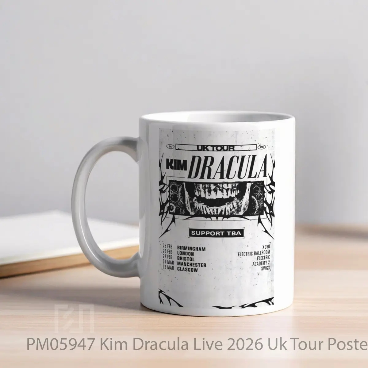Mug Kim Dracula Live 2026 Uk Tour MPM05947 - All-side / Desain