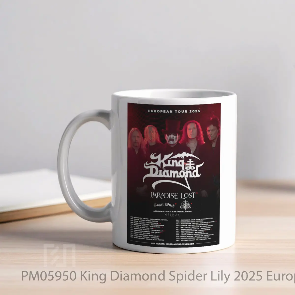 Mug King Diamond Spider Lily 2025 Europe Uk Tour Poste MPM05950 - All-side / Desain