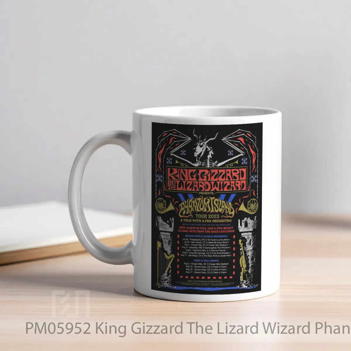 Mug King Gizzard The Lizard Wizard Phantom Island 20 MPM05952 - All-side / Desain