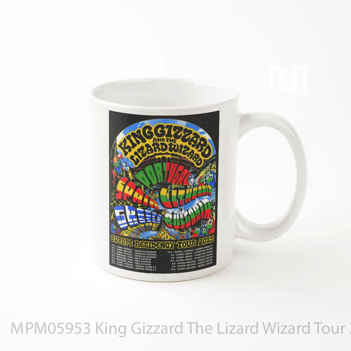 Mug King Gizzard The Lizard Wizard Tour 2025 MPM05953